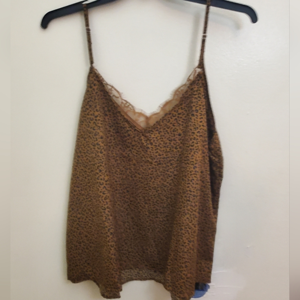 Aa NWT Cheetah print top